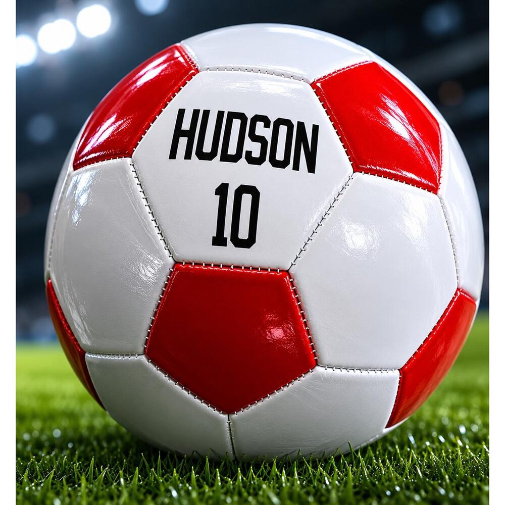 Custom Soccer Ball Personalized Name & Number Team Player Gift Size 5 Custom